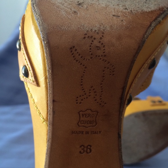 Marni Yellow Chunky Platform Sandals - Picture 7 of 8